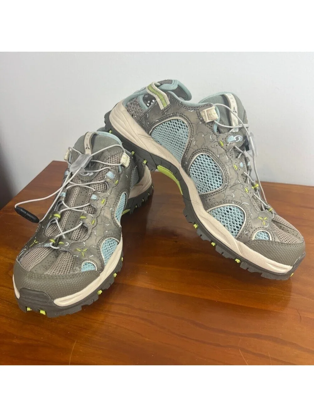 Salomon Tech Amphibian Water Hiking Shoes Gray Blue Women's 7.5 EU39.5